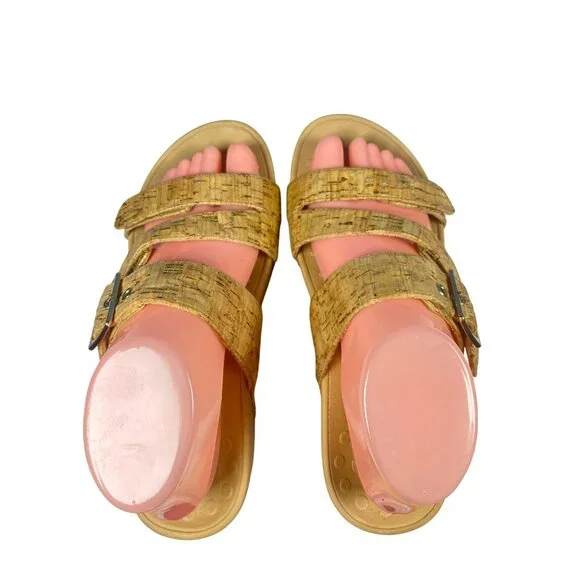 Vionic Pacific Rio Gold Slide On Sandals Women's 8 - Picture 11 of 15